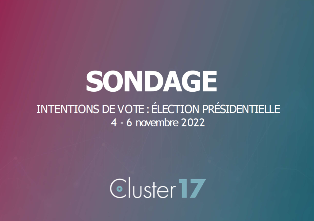 Sondage D Intentions De Vote Post Lection Pr Sidentielle Cluster