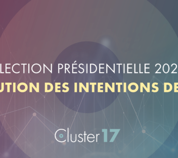 Evolution des intentions de vote Cluster17