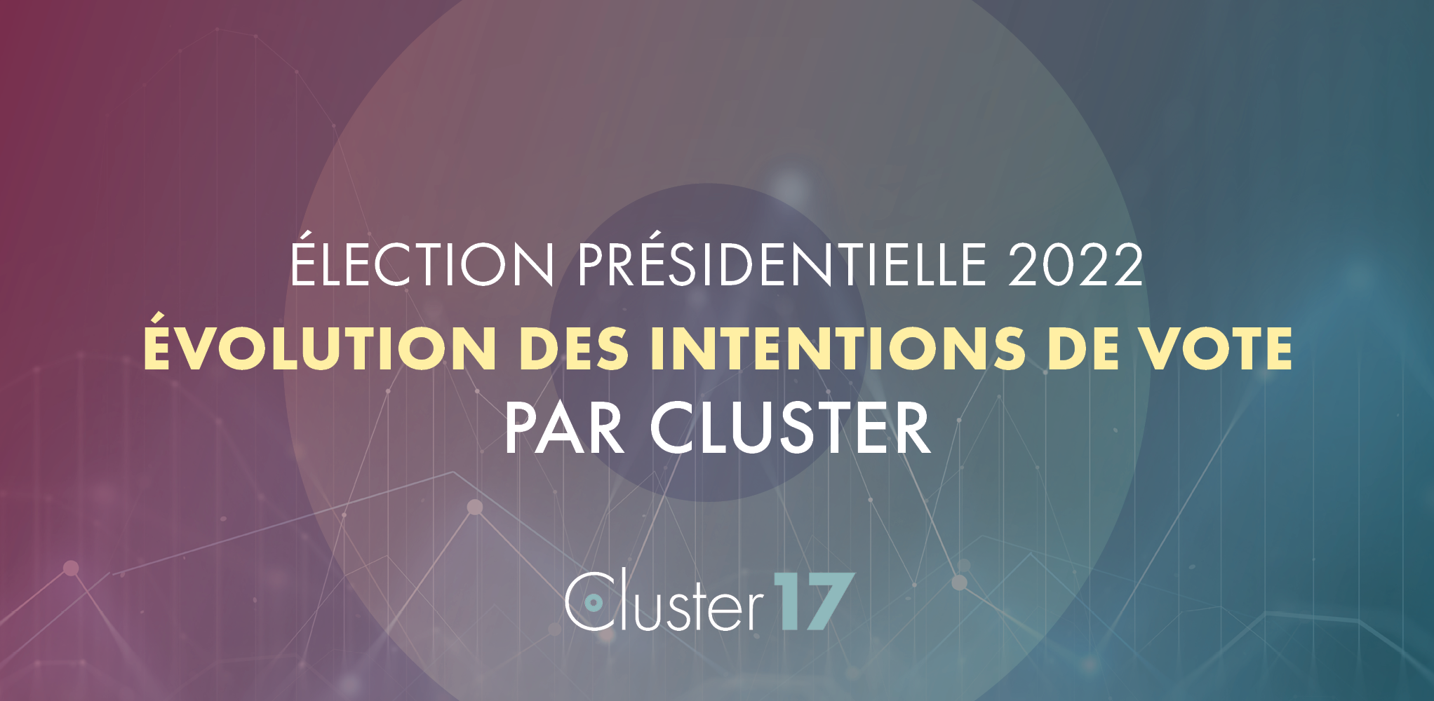 Evolution intentions de vote cluster