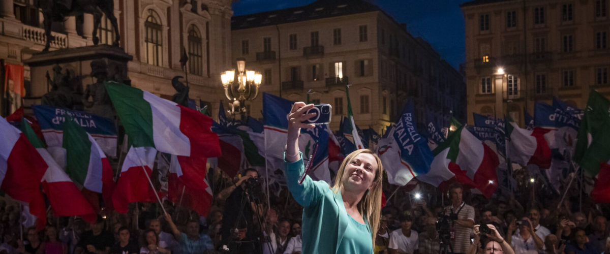 Giorgia Meloni election campaign