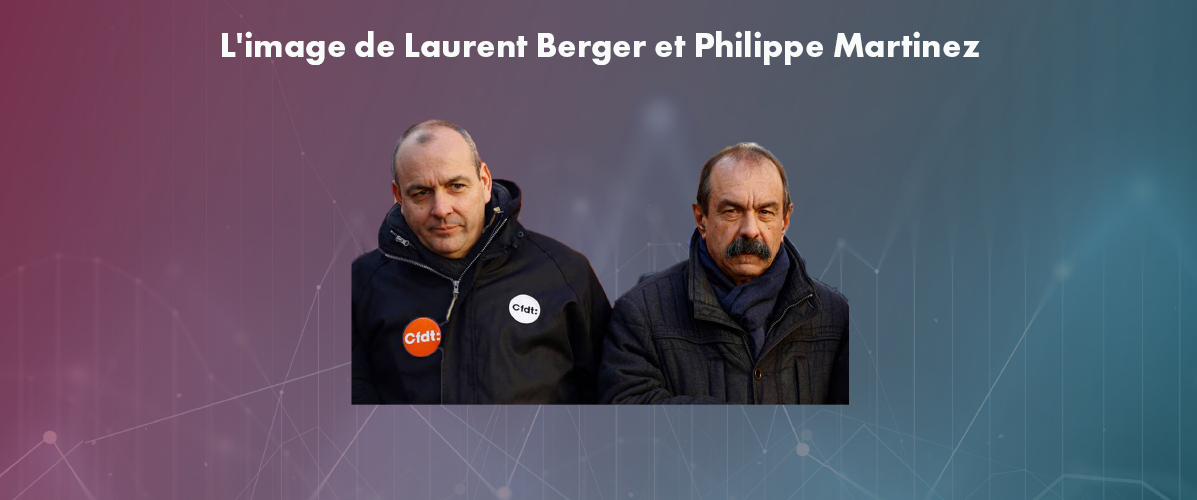 Laurent Berger et Philippe Martinez