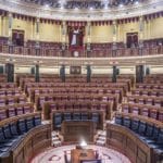Spanish parliament & the corona virus threat in Madrid, Spain - 10 Mar 2020