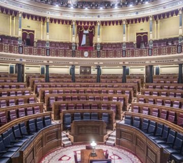 Spanish parliament & the corona virus threat in Madrid, Spain - 10 Mar 2020