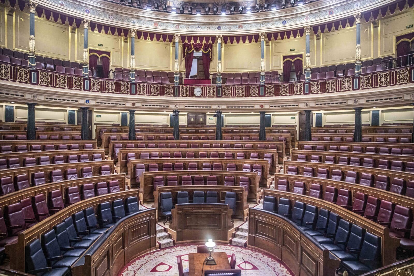 Spanish parliament & the corona virus threat in Madrid, Spain - 10 Mar 2020