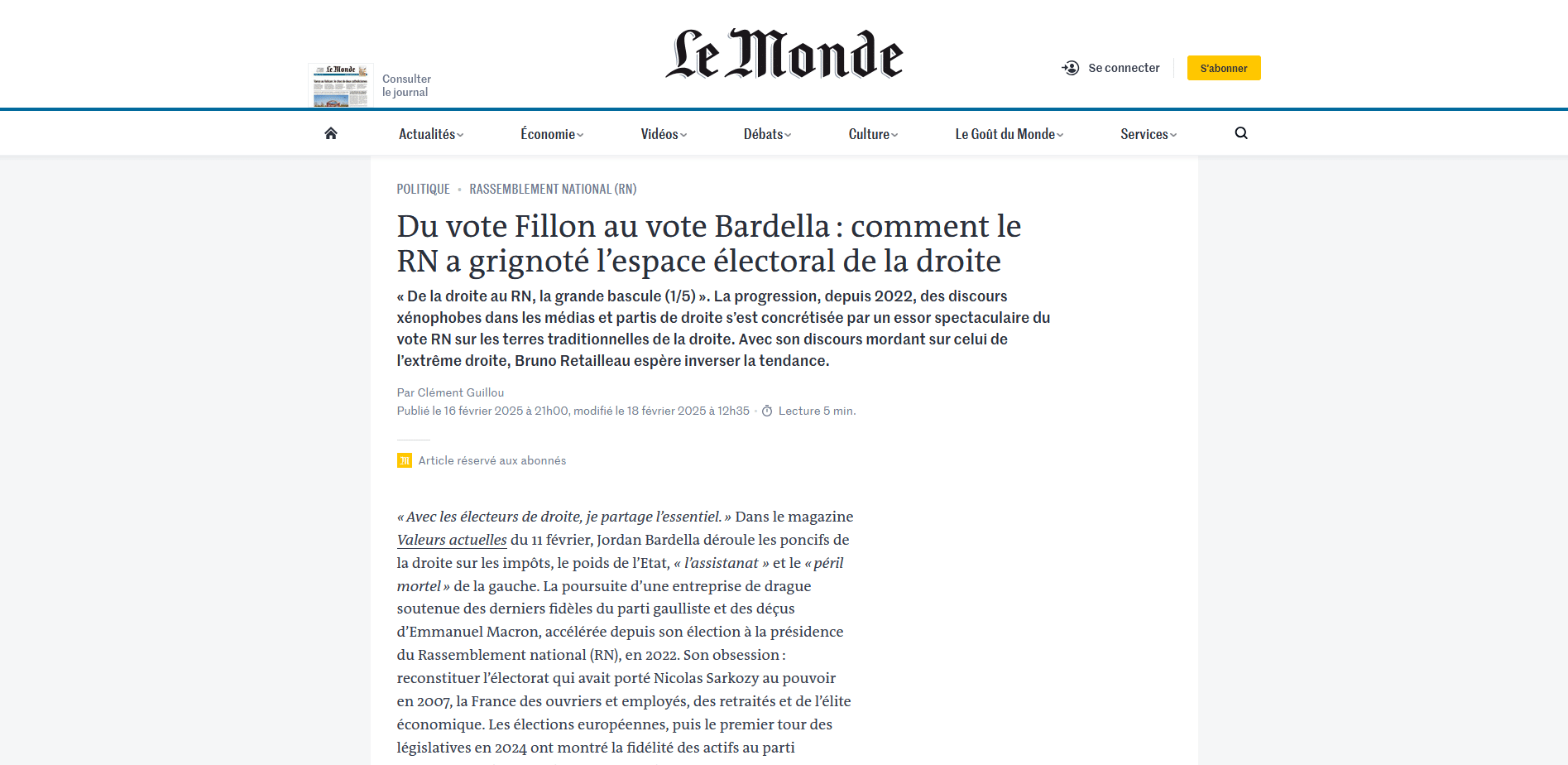 Le monde