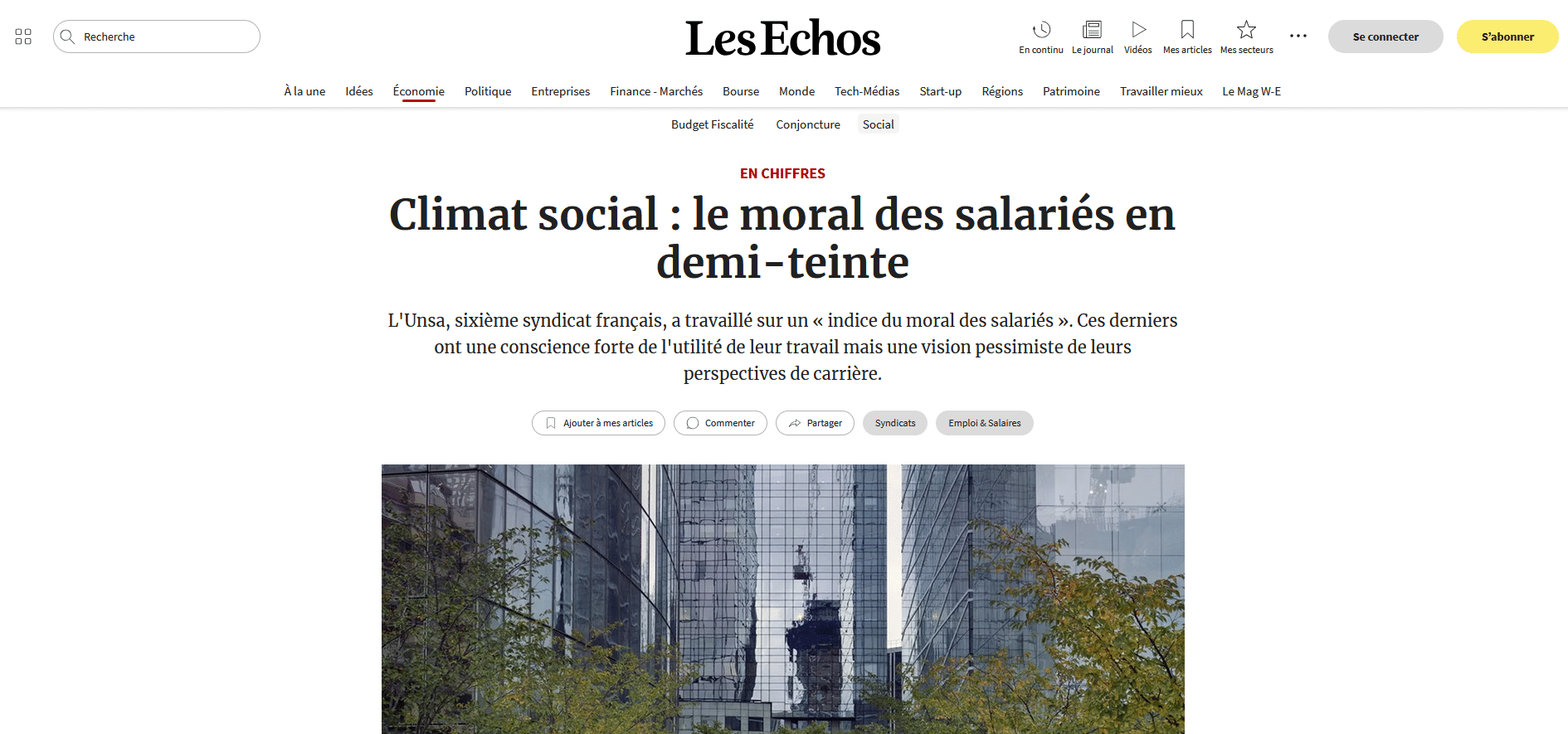 Les echos