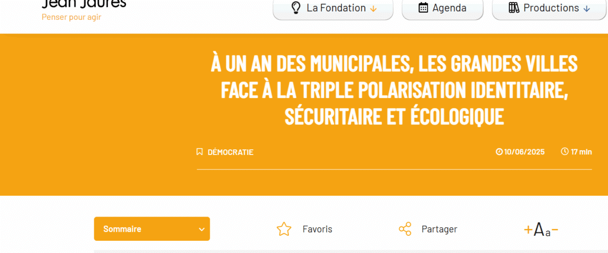 Note Fondation Jean Jaurès Cluster 17