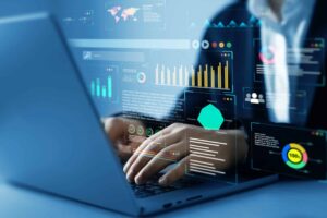 Businessman,using,kpi,dashboard.financial,business,kpi,system,data,analytics,graph