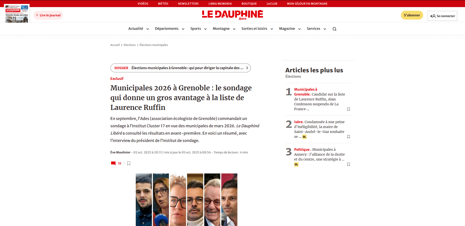 Grenoble municipal 2026