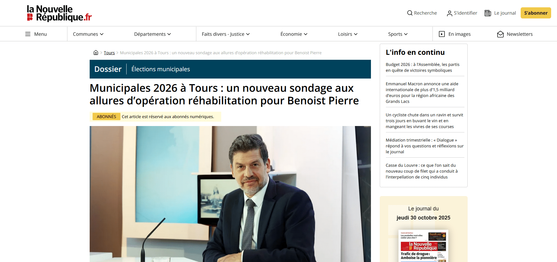 Sondage tours