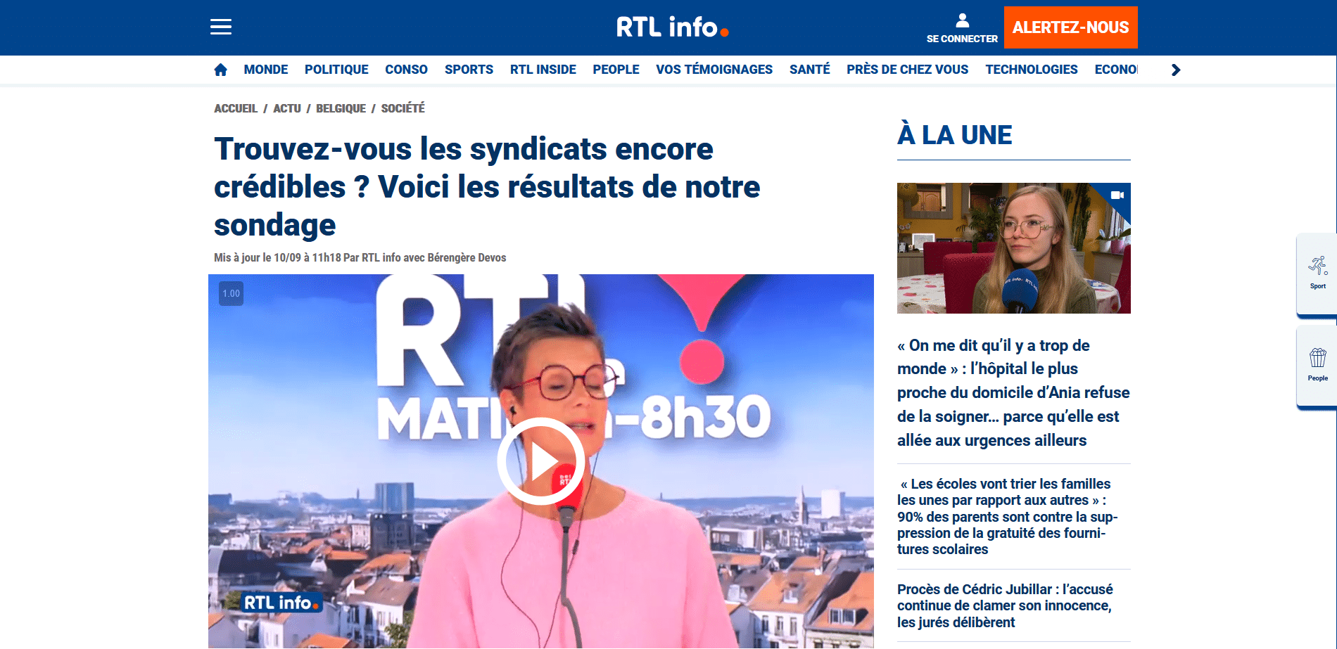 Syndicats crédibles