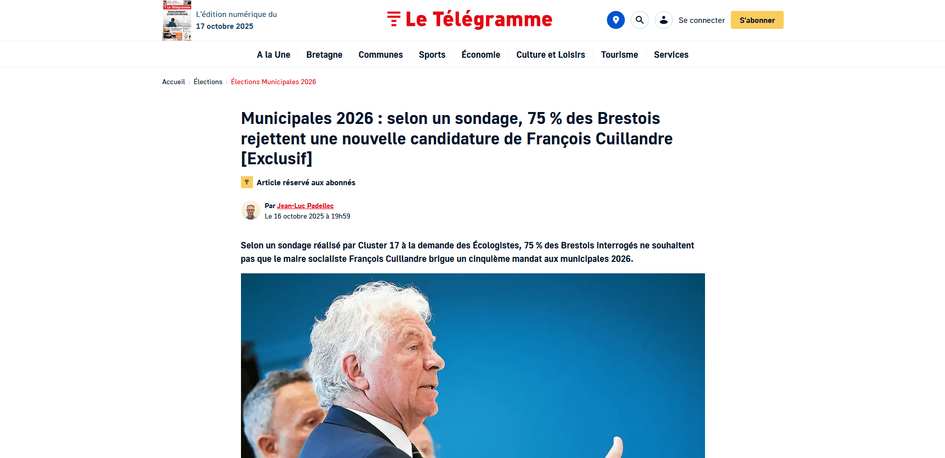 Telegramme municipale 2026