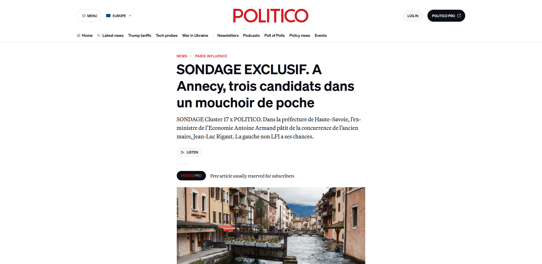 politico annecy Politico annecy