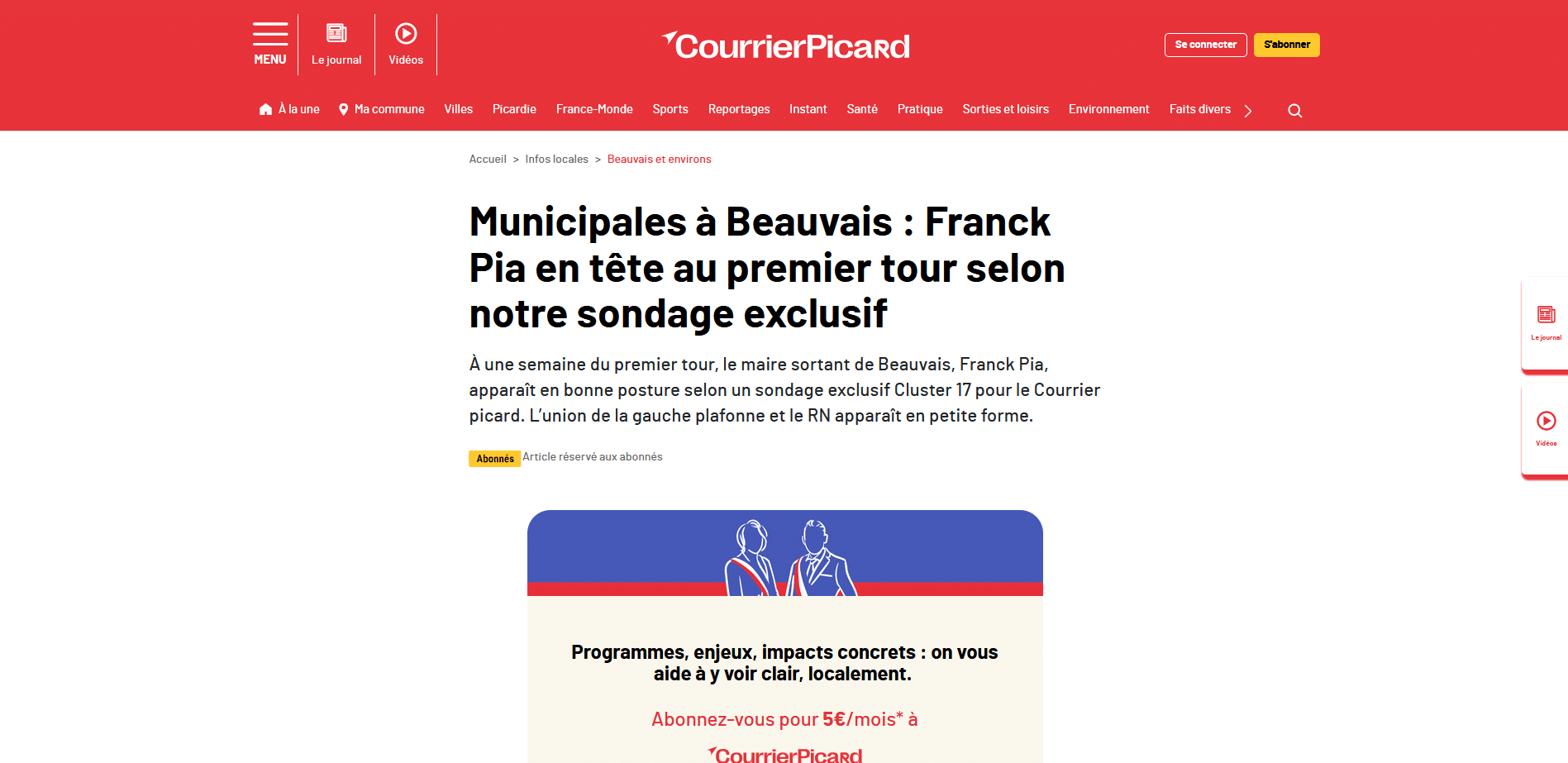 beauvais courrier picard Beauvais courrier picard
